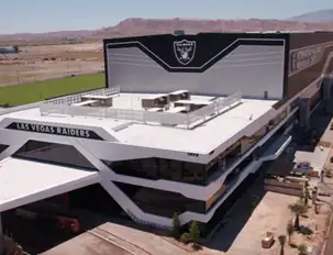 Structural steel producer for Las Vegas Raiders headquarters and training facility.