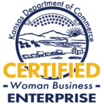 Kansas Department of Commerce Certified Woman Business Enterprise Logo